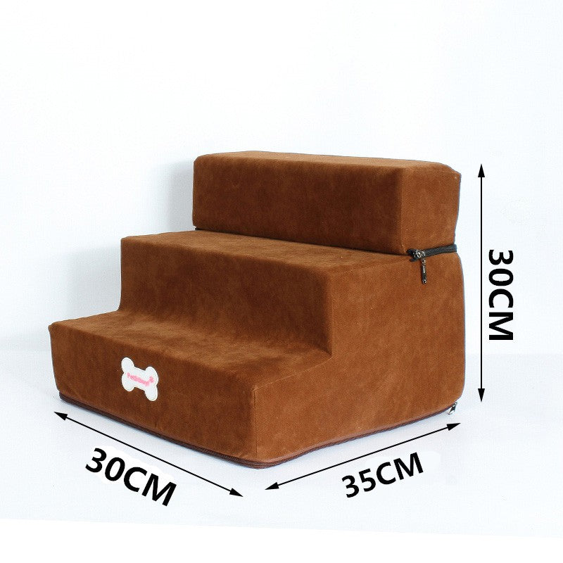 Buy For Pet Bed Stairs for Cats and Dogs Safe Climbing Steps.