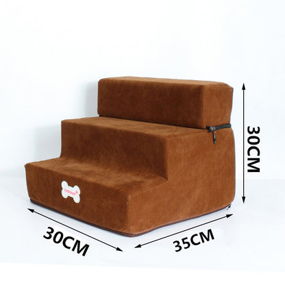Buy For Pet Bed Stairs for Cats and Dogs Safe Climbing Steps.