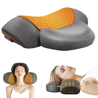Adjustable Heating Massage Neck Pillow for Home Relaxation