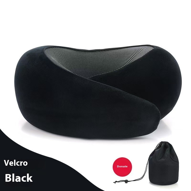 Soft Memory Foam Travel Neck Pillow –U-Shape Adjustable