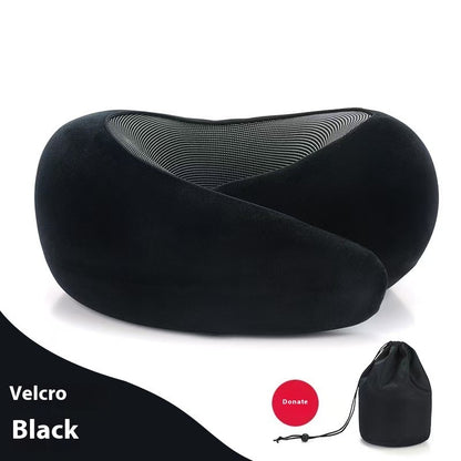 Soft Memory Foam Travel Neck Pillow –U-Shape Adjustable