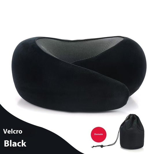 Soft Memory Foam Travel Neck Pillow –U-Shape Adjustable