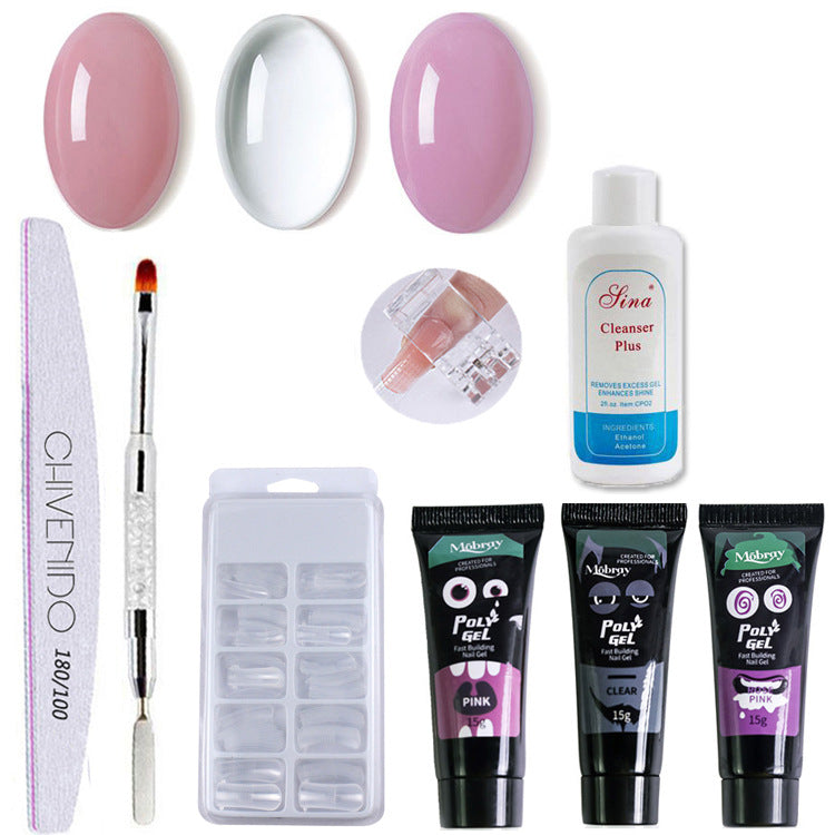 Nail Art Solid Extension Glue Set for Strong Nail Extensions