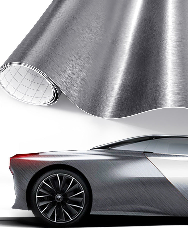 Glossy Black 5D Carbon Fiber Vinyl Film Car Stickers.