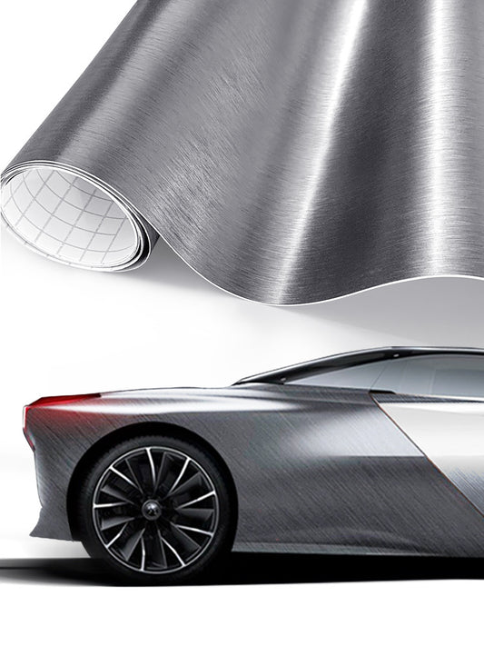 Glossy Black 5D Carbon Fiber Vinyl Film Car Stickers.