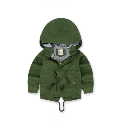 LM 6035 European American Boy’s Coat Cashmere Windcoat Winter
