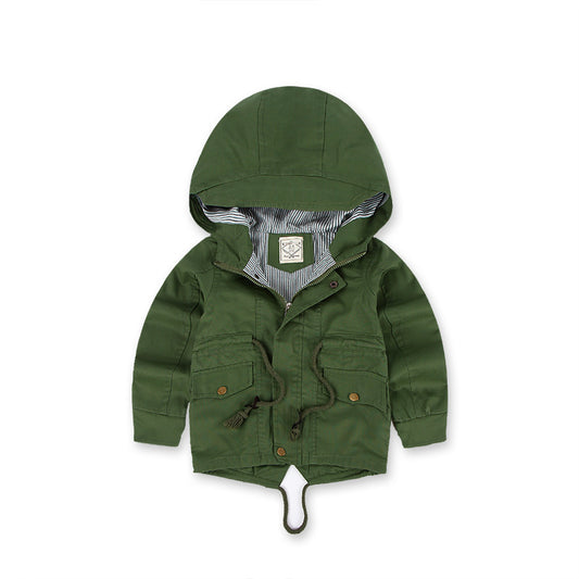 LM 6035 European American Boy’s Coat Cashmere Windcoat Winter