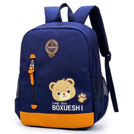 Cartoon Bear Nursery School Bag Cute Schoolbag Boys & Babies