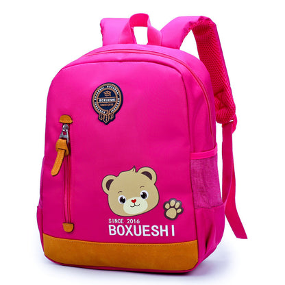 Cartoon Bear Nursery School Bag Cute Schoolbag Boys & Babies