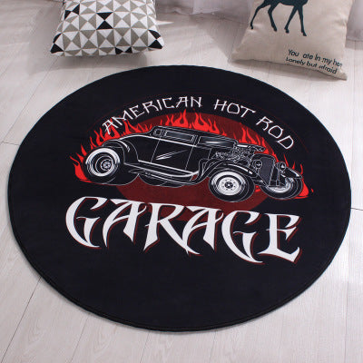 Round Door Mat Non-Slip Entrance Floor Mat for Home & Office