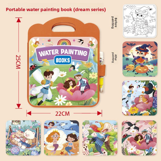 Reusable Magic Water Drawing Book for Kids Creative Learning