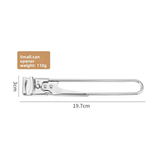 Adjustable Stainless Steel Can and Bottle Opener for Kitchen