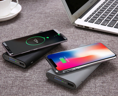 Three & One Wireless Charging Treasure Universal Mobile Power