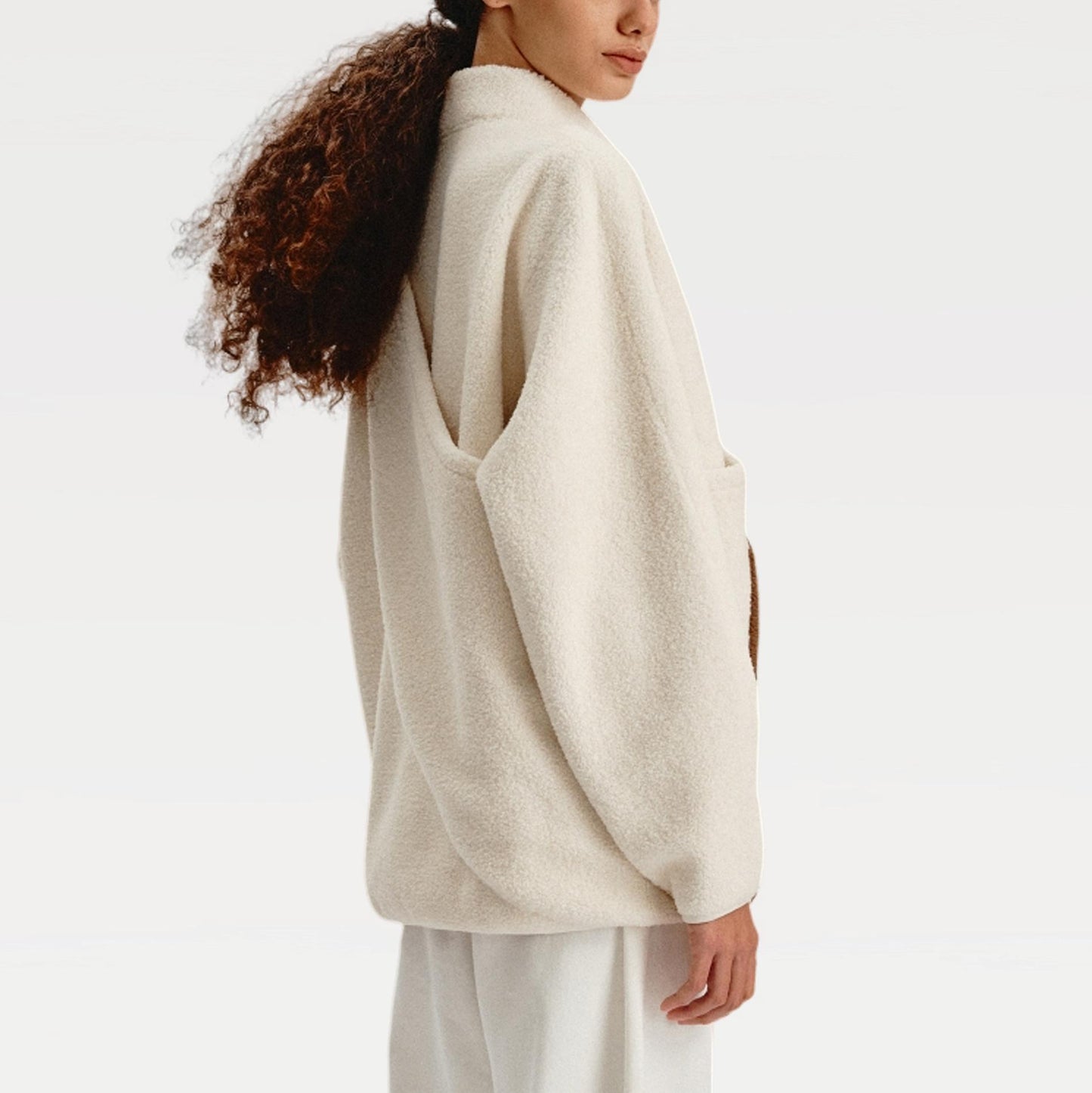Women’s Thickened Color-Block Sweatshirt Comfortable & Warm