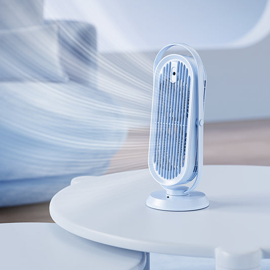 USB Tower Fan with Humidifier – Desktop Office Spray Fan