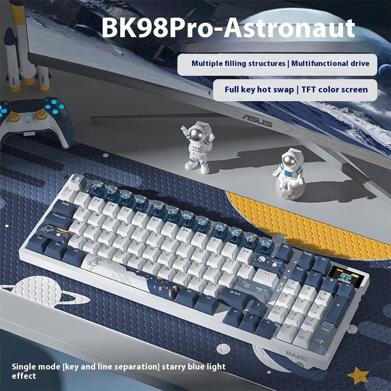 Wireless Mechanical Keyboard Three-mode Bluetooth – Durable