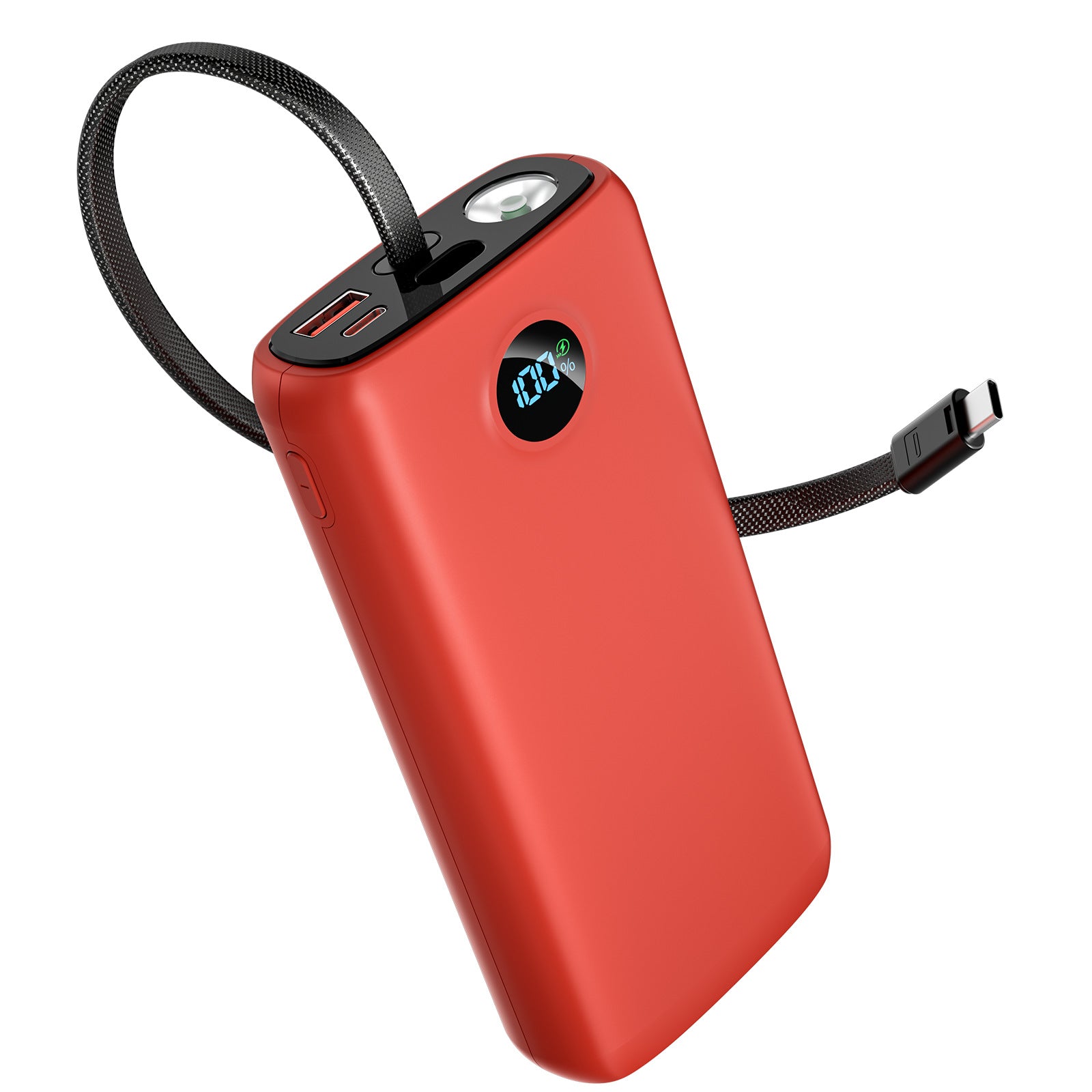 45W Laptop Power Bank with Built-in Cable