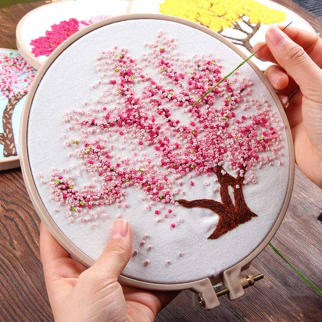 Traditional Handmade Embroidery Kit – Hand-Stitched Craft Set
