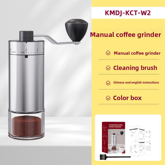 Manual Coffee Grinder with Hand Crank for Home and Travel