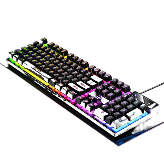 Girls' E-sports Mechanical Feel Gaming Keyboard for Gaming