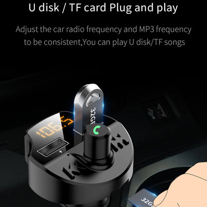 Car MP3 Bluetooth Player T66 High-Quality Audio for Vehicles