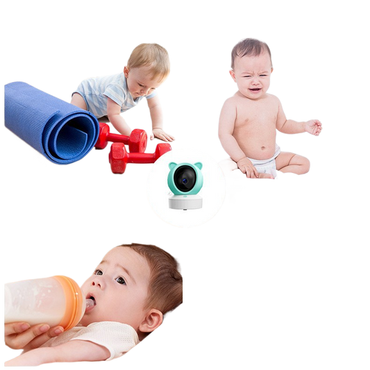 Graffiti WiFi Video Baby Monitor with Screen and Cry Alarm