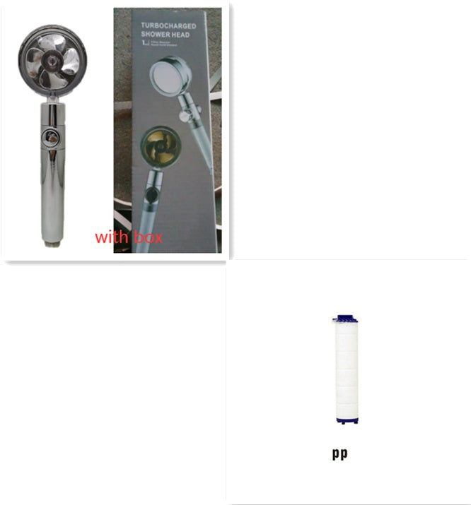Buy Shower Head Water Saving – 360° Rotating ABS Rain Nozzle