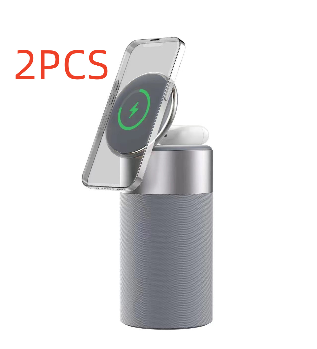 3-in-1 Wireless Charger iPhone AirPods Bluetooth Speaker Lamp