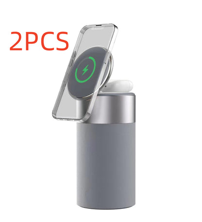 3-in-1 Wireless Charger iPhone AirPods Bluetooth Speaker Lamp