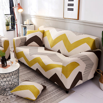 Printed Sofa Cushion Cover –Stretchable Protective Seat