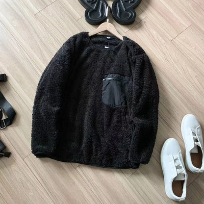 Buy Men’s and Women’s Long-Pile Fleece Pullover for Fall Winter
