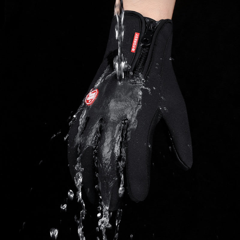 Buy Winter Touch Screen Motorcycle Gloves – Waterproof Fleece