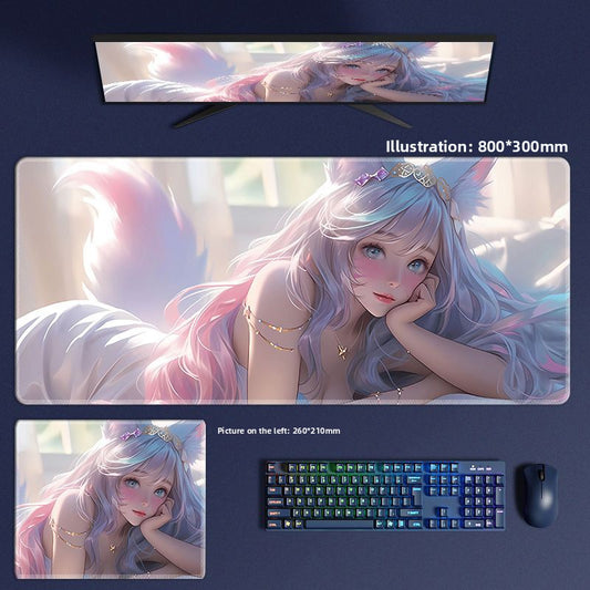 Anime Design Large Mouse Pad for Gaming and Office Desk Setup