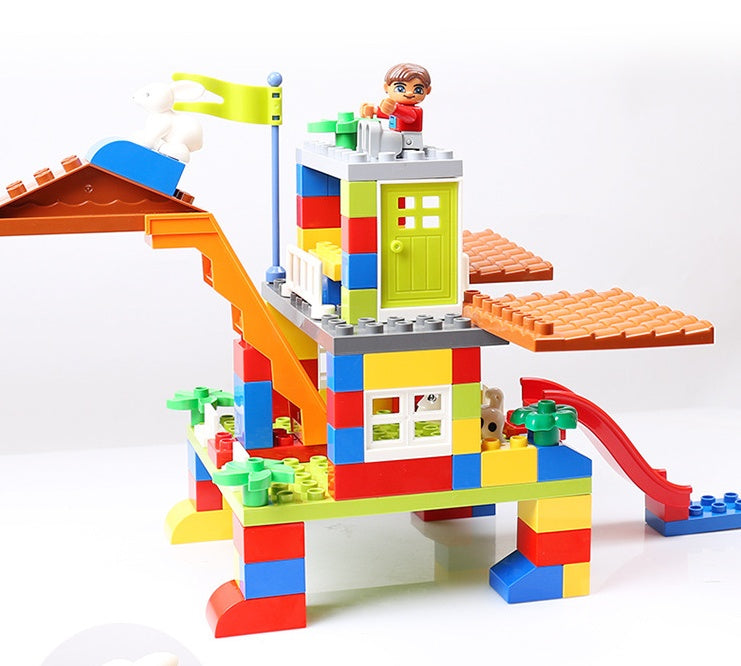 Kids Puzzle Building Blocks Assembly –  3D Construction Toy for Learning & Fun Play