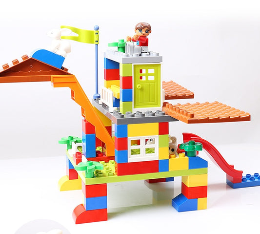 Kids Puzzle Building Blocks Assembly –  3D Construction Toy for Learning & Fun Play