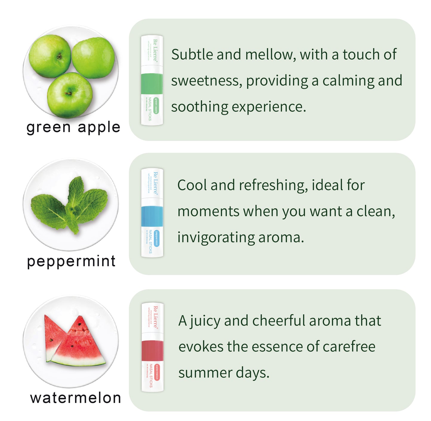 Re Lierre 3-in-1 Nasal Bar – Portable Daily Energy Snack