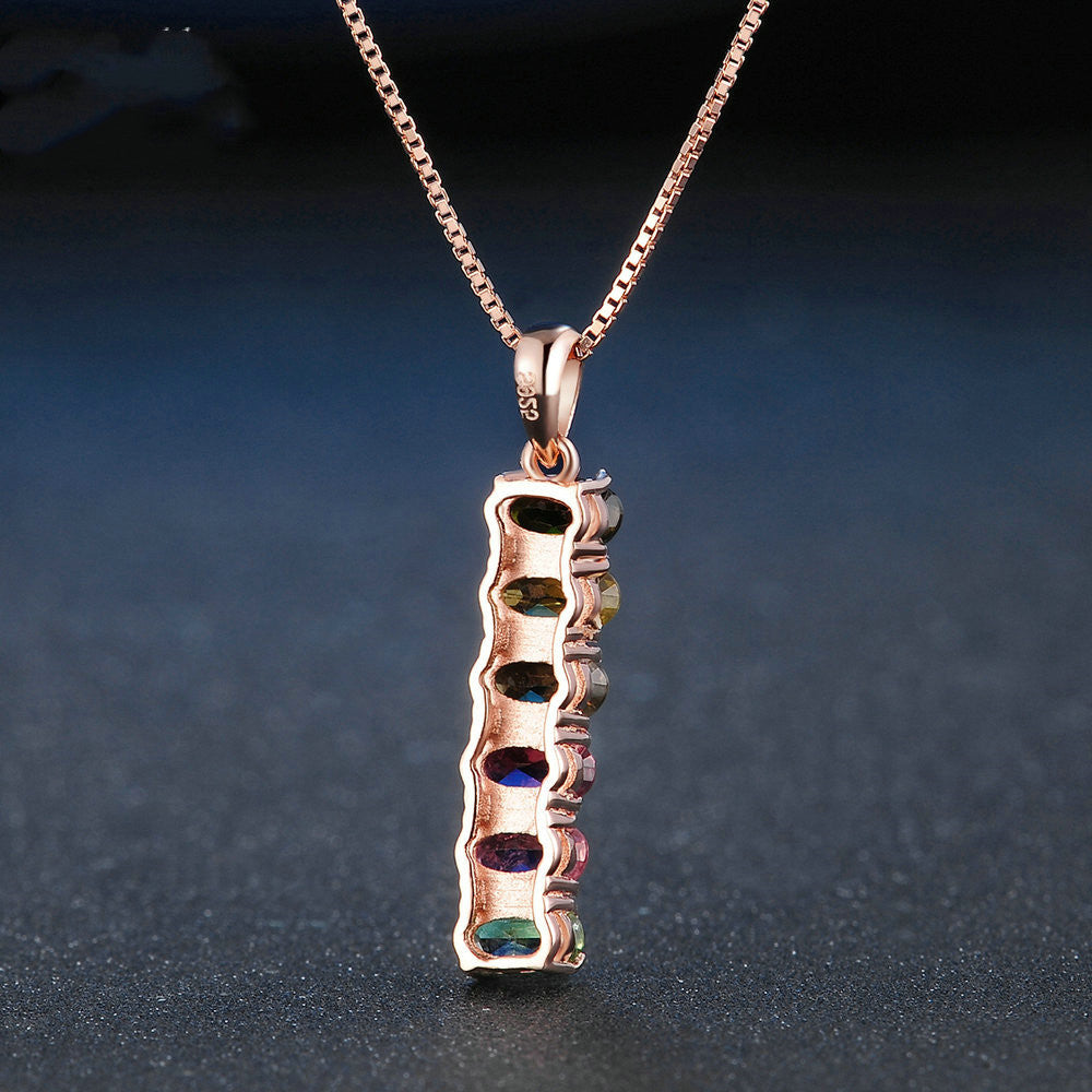Tourmaline Jewelry Natural Gemstone Accessories Style Luxury