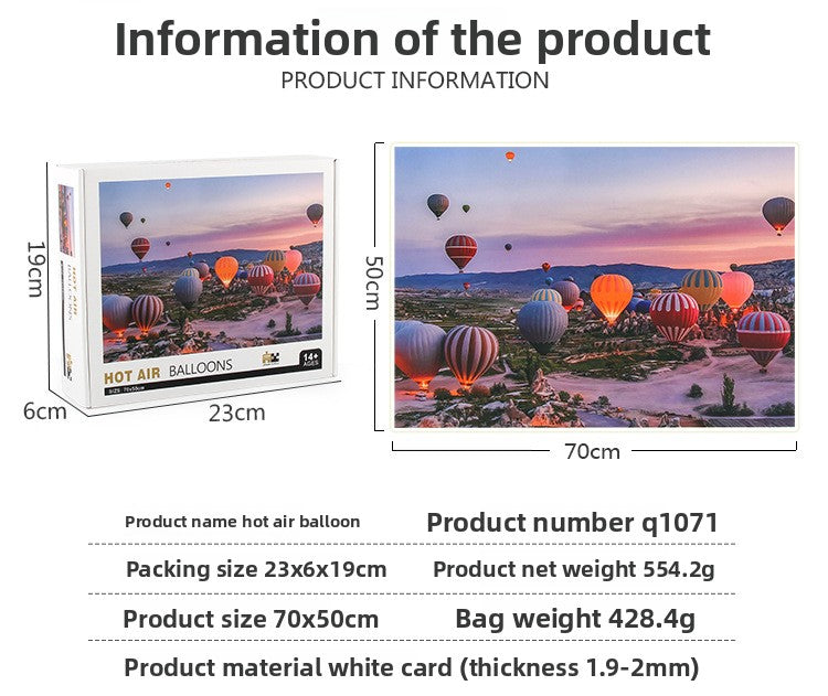 Landscape Art Jigsaw Puzzle for Creative Relaxing Play