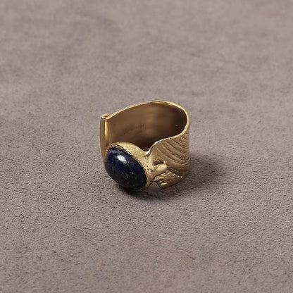 Buy Star Trace Wide Band Ring Vintage Artistic Style Jewelry