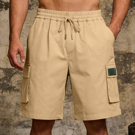 Buy Men’s Loose Elastic Casual Multi Pocket Shorts for Summer Wear