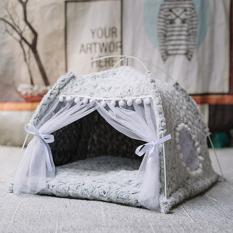Buy Semi-Enclosed Pet Bed – Cozy Sleeping Space for Dogs & Cats