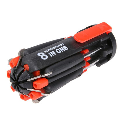 8 in 1 Multifunctional Screwdriver Set with LED Light Tool