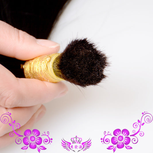 Real Hair Hair Piece Natural Look Human Hair Extensions
