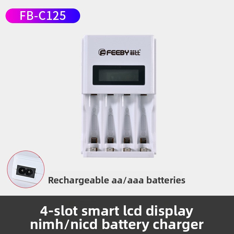 48-Slot Smart LCD Fast Charger for Ni-MH Ni-Cd Batteries