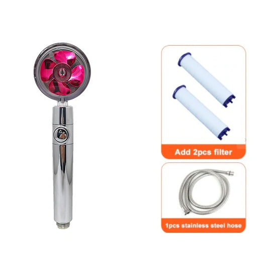 Buy Shower Head Water Saving – 360° Rotating ABS Rain Nozzle