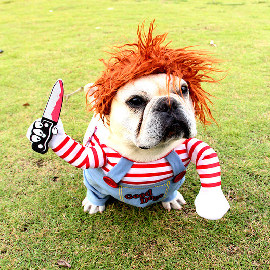 Buy Halloween Pet Costume Funny Dog Cosplay Outfit Adjustable