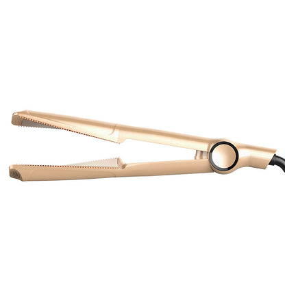 2-in-1 Hair Crimper and Straightener Comb for All Hair Types
