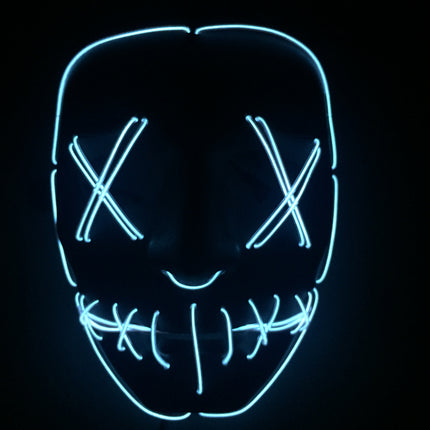 Halloween LED Glowing Full Face Mask for Party and Costume