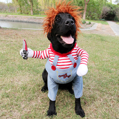 Buy Halloween Pet Costume Funny Dog Cosplay Outfit Adjustable
