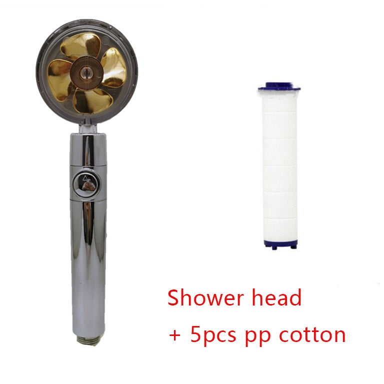 Buy Shower Head Water Saving – 360° Rotating ABS Rain Nozzle